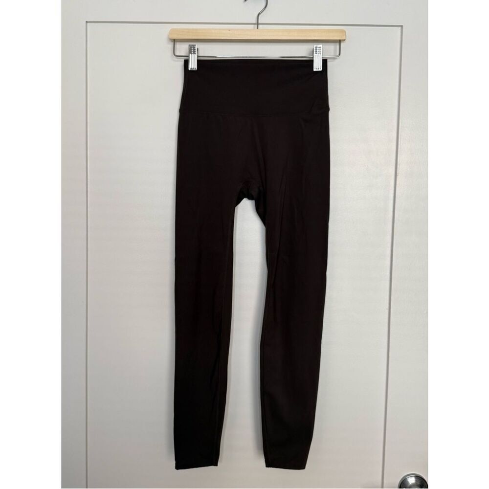 Adanola Ultimate High Rise 7/8 Leggings Womens S Regular Brown Stretch Gym Yoga